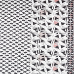 Crepe Marrocain Bouqet Preta - Ribes y Casals