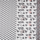 Crepe Marrocain Bouqet Preta - Ribes y Casals