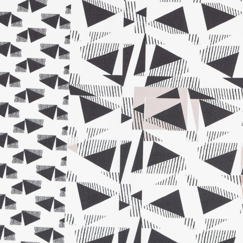 Crepe Marrocain Bouqet Preta - Ribes y Casals