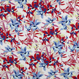 Crepe Tropical Flores Coloridas - Ribes y Casals