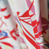 Crepe Tropical Flores Coloridas - Ribes y Casals