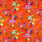 Crepe Marrocain Bouqet Preta - Ribes y Casals