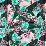 Crepe Marrocain Bouqet Preta - Ribes y Casals