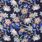 Crepe Viscose Floral Noite - Ribes y Casals