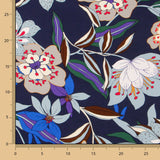 Crepe Viscose Floral Noite - Ribes y Casals