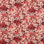 Crepe Viscose Floral Encarnado - Ribes y Casals