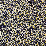 Leopardo Amarelo Viscose Crepe - Ribes y Casals