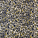 Leopardo Amarelo Viscose Crepe - Ribes y Casals