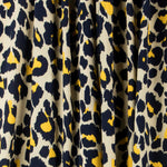 Leopardo Amarelo Viscose Crepe - Ribes y Casals