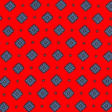 Crepe Satin Flores vermelhas - Ribes y Casals