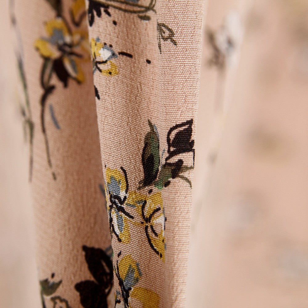 Crepe Viscose Ramos Rosa - Ribes y Casals