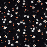 Crepe Viscosa Sakura Preta - Ribes y Casals