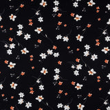 Crepe Viscosa Sakura Preta - Ribes y Casals