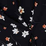 Crepe Viscosa Sakura Preta - Ribes y Casals