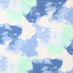 Crepe Viscose Tie Dye Turquesa - Ribes y Casals