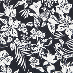 Crepe Viscose Tropical Preta - Ribes y Casals