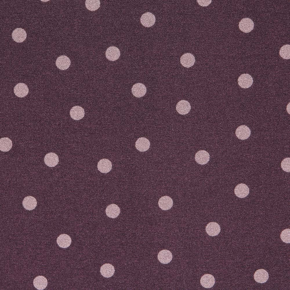 Crepe Winter Bolinhas Roxo - Ribes y Casals