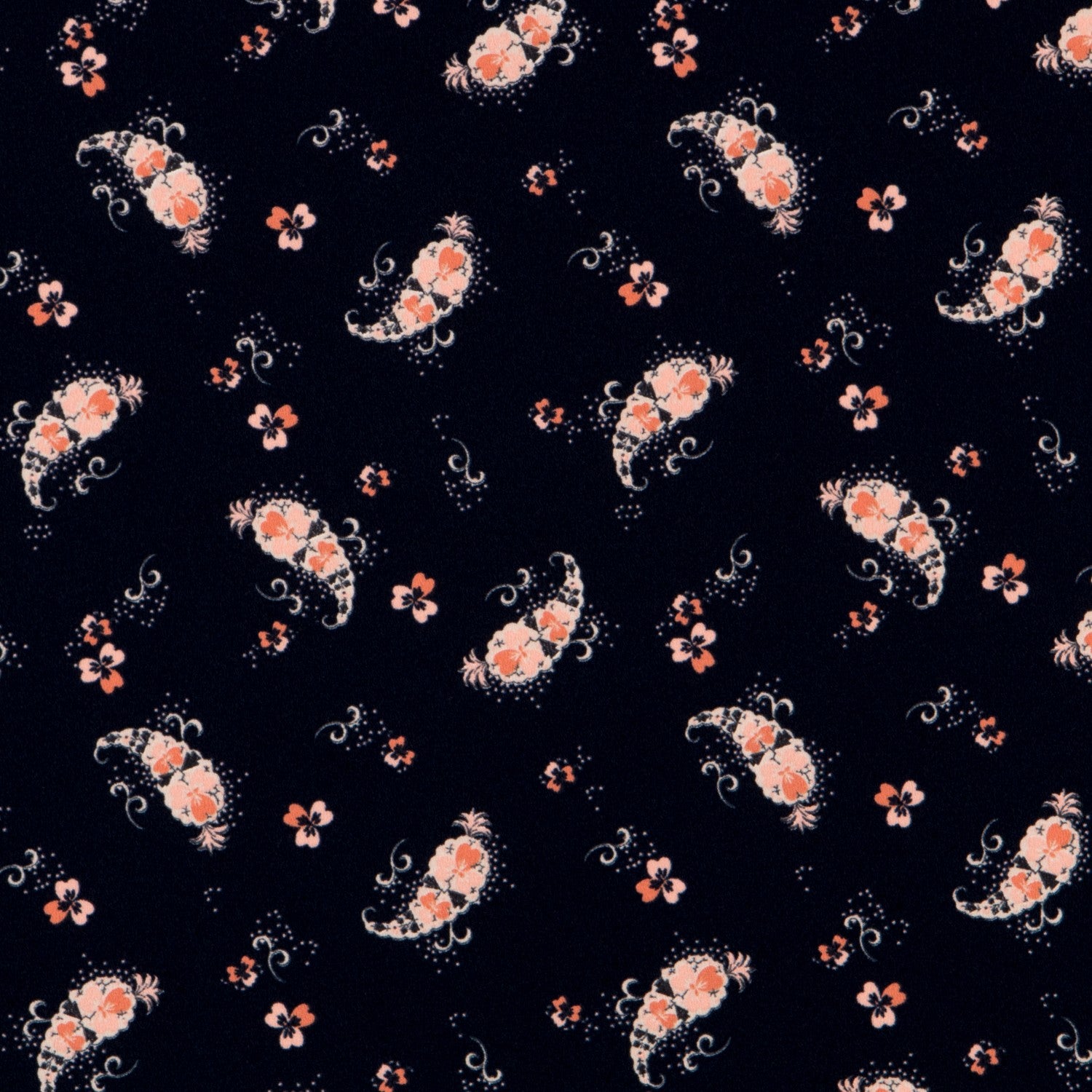 Crepe Aves Azul Claro - Ribes y Casals