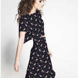 Crepe Aves Azul Claro - Ribes y Casals