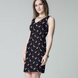 Crepe Aves Azul Claro - Ribes y Casals