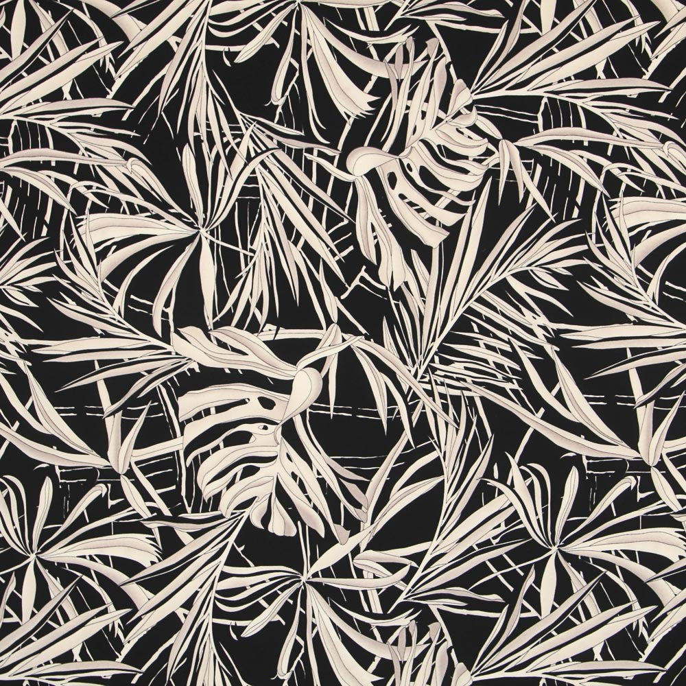 Crepe Winter Tropical Preto - Ribes y Casals