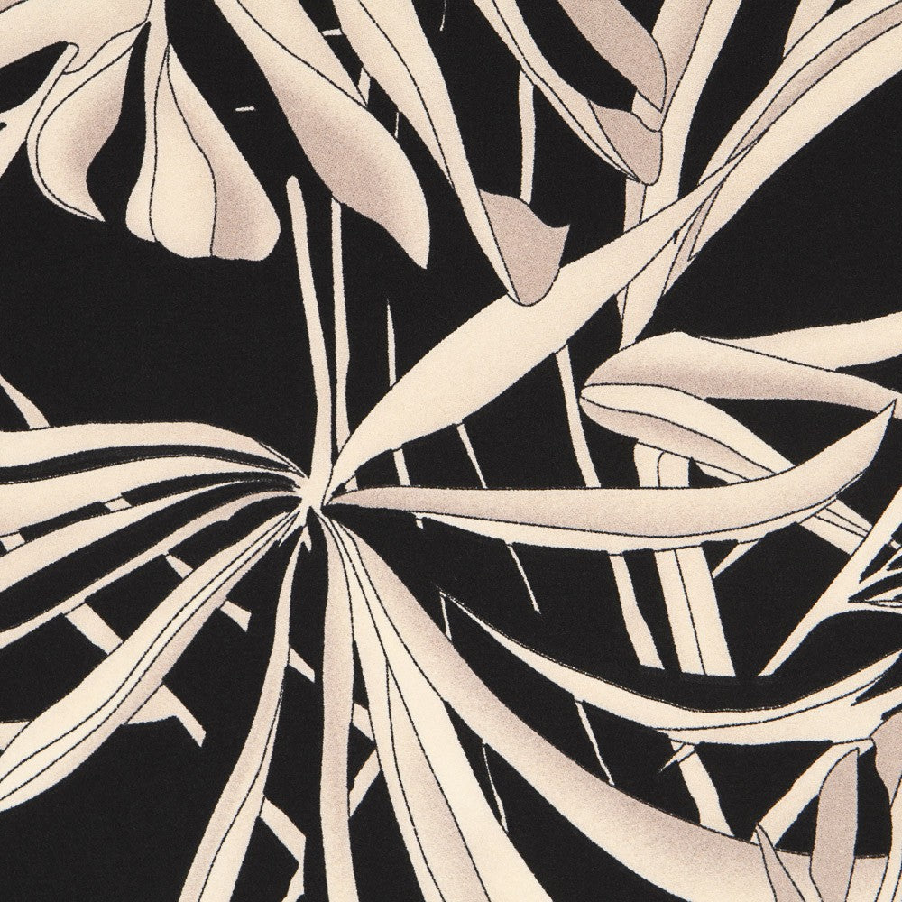 Crepe Winter Tropical Preto - Ribes y Casals