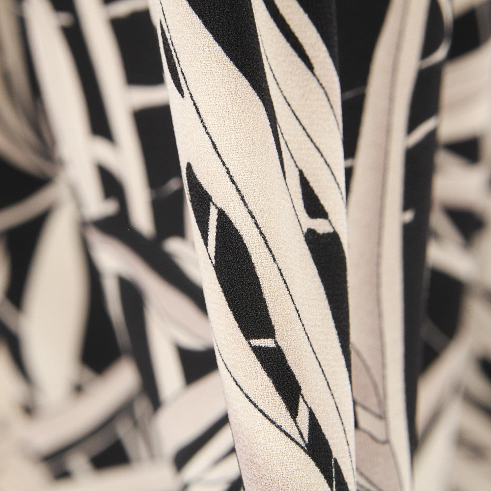 Crepe Winter Tropical Preto - Ribes y Casals