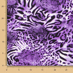 Crepe Animal Print Lila - Ribes y Casals