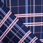 Crepe Xadrez Tartan Roxo - Ribes y Casals