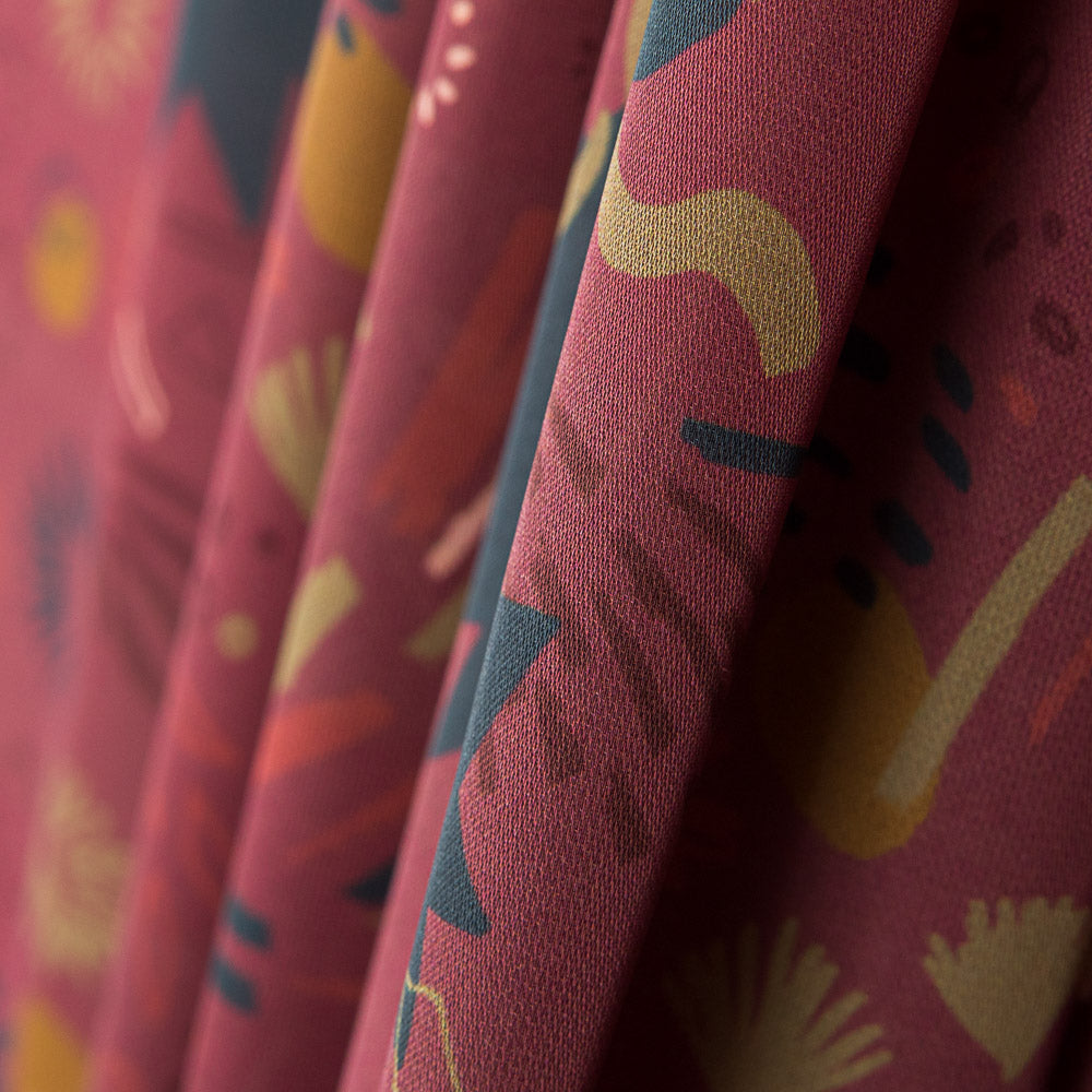 Crepe Fina Arizona Bordeaux - Ribes y Casals