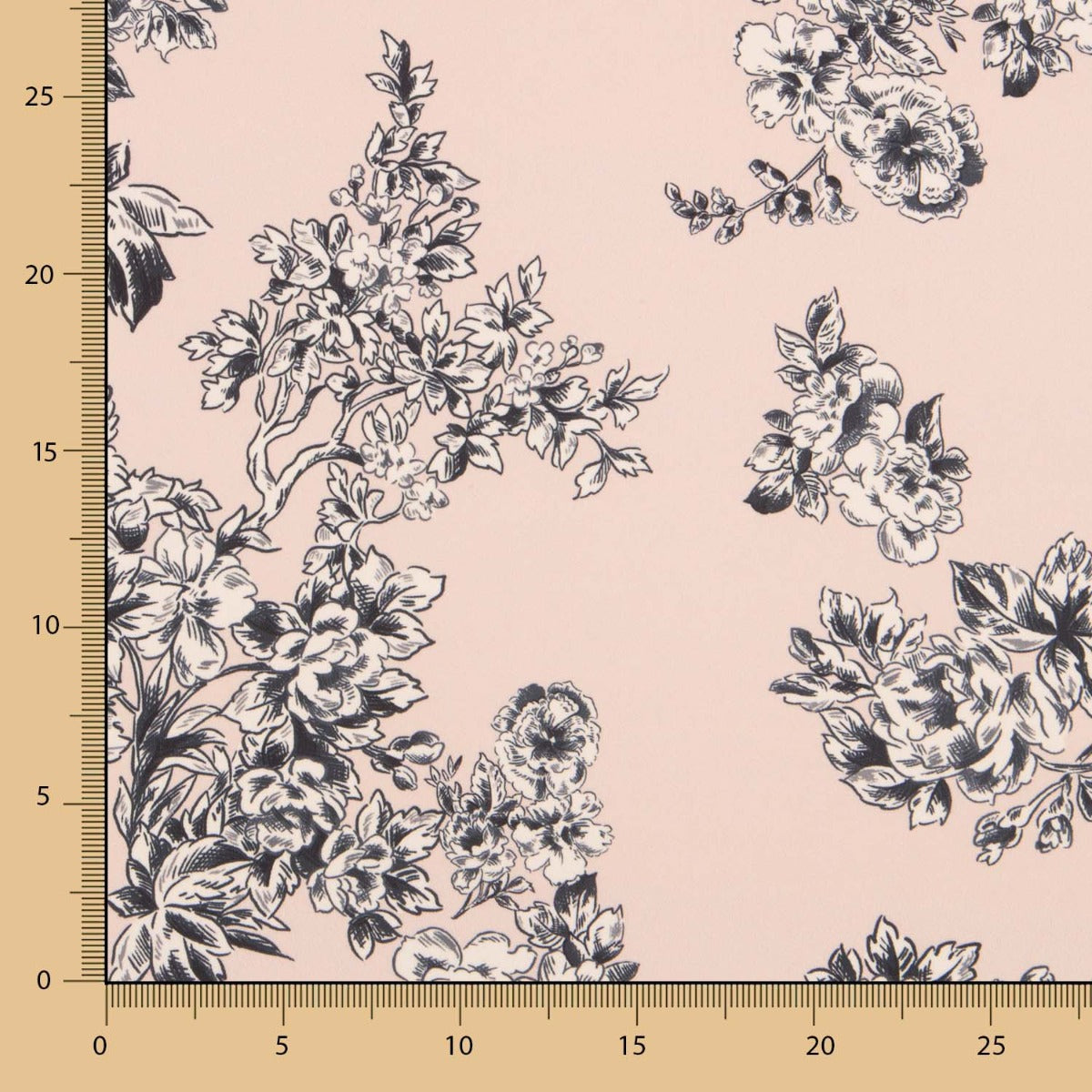 Crepe Fina Floral Maquilhagem - Ribes y Casals