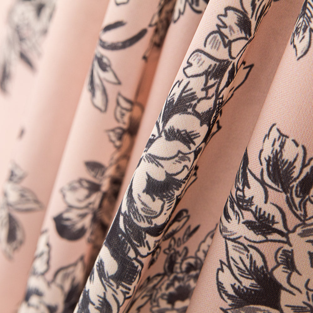 Crepe Fina Floral Maquilhagem - Ribes y Casals