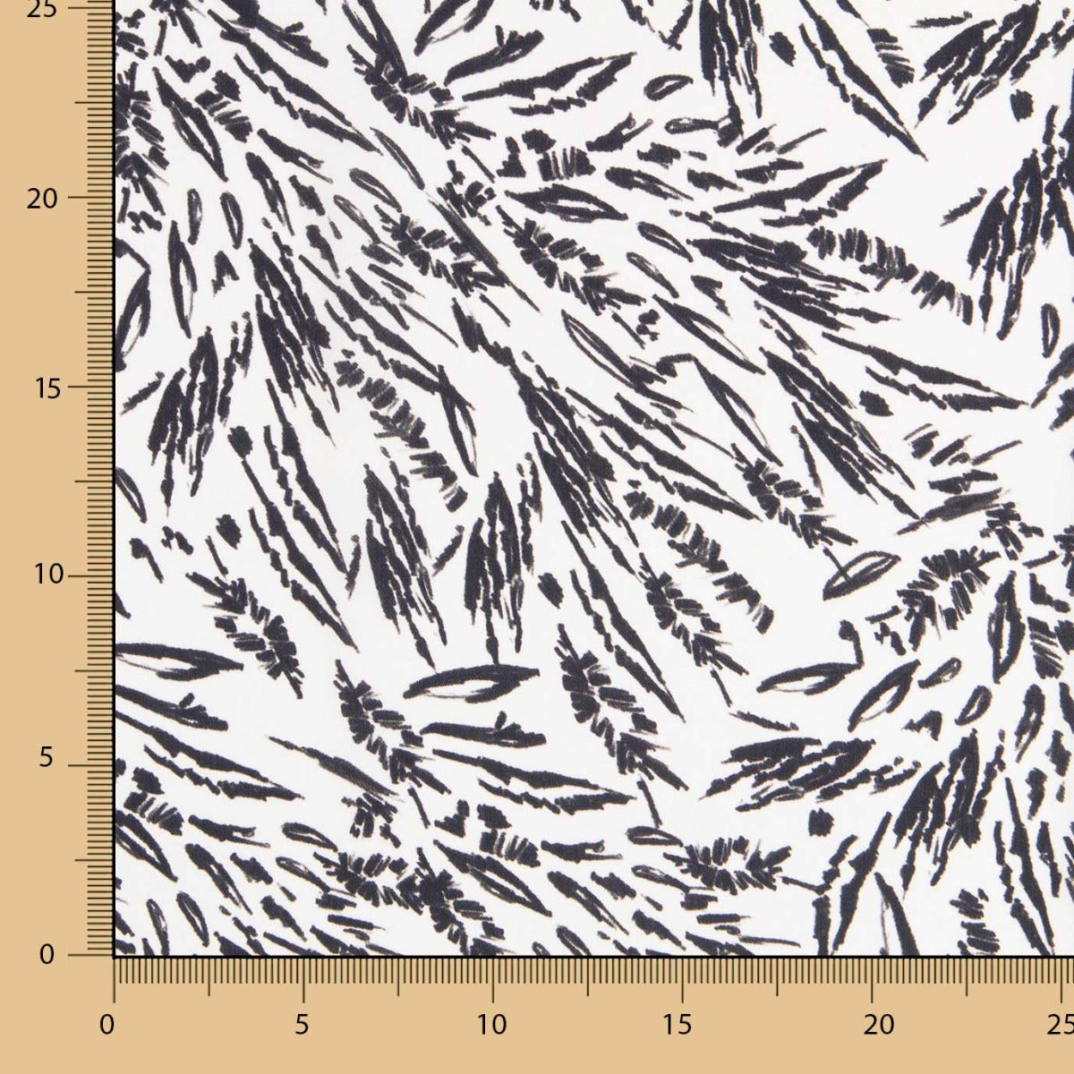 Crepe Fino Traços Branco - Ribes y Casals