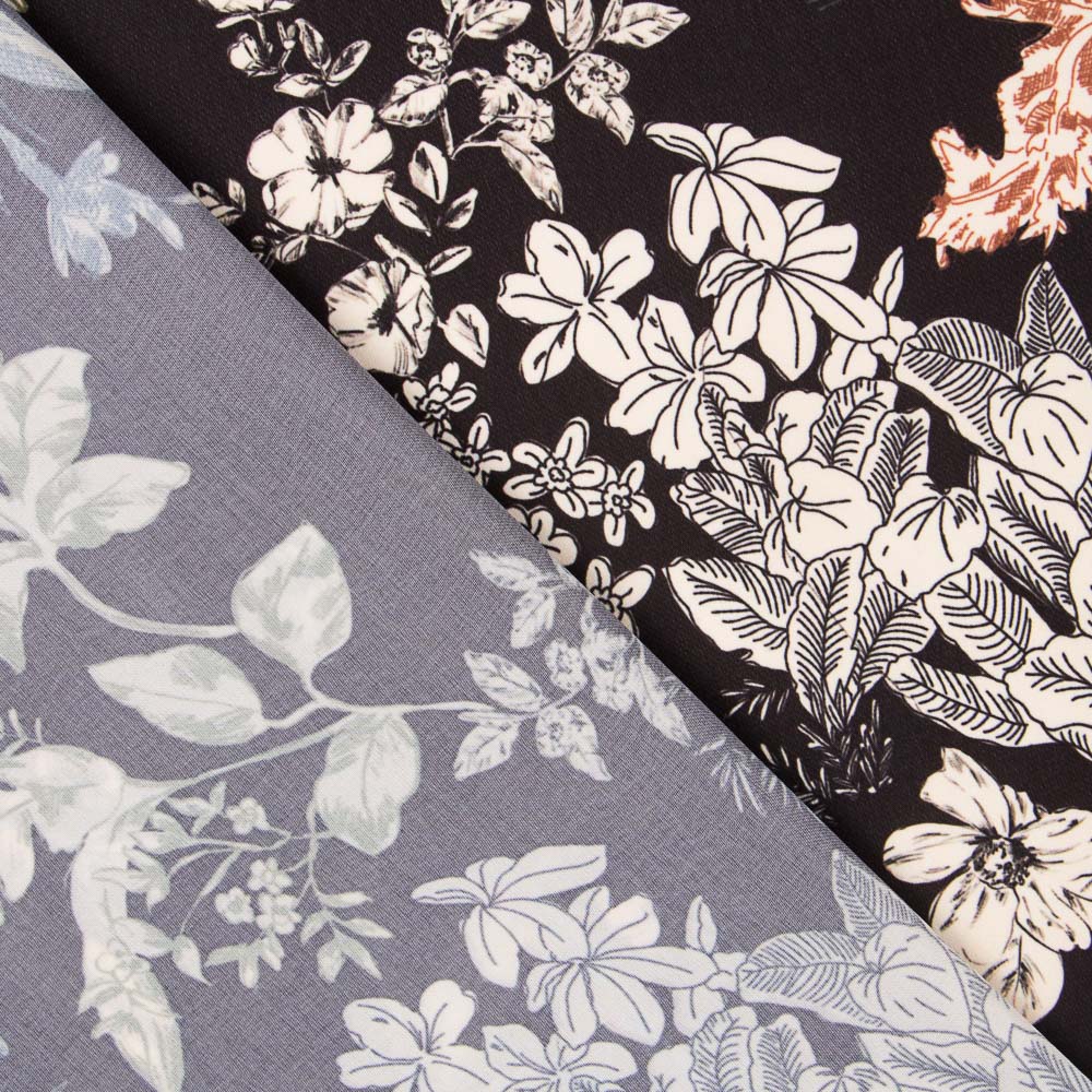 Crepe Flor Castanho - Ribes y Casals