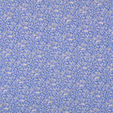 Crepe Floral Fondo Azul - Ribes y Casals