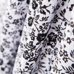 Crepe Floral Fondo Blanco - Ribes y Casals