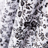 Crepe Floral Fondo Blanco - Ribes y Casals