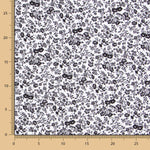 Crepe Floral Fondo Blanco - Ribes y Casals