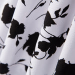 Crepe Floral Maxi Blanca - Ribes y Casals