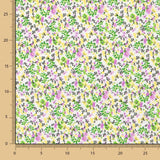 Crepe Floral Tropical Verde - Ribes y Casals