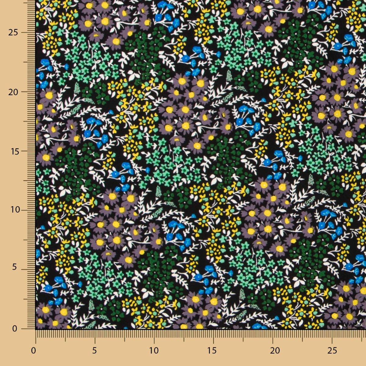 Crepe Flores Bosque Negro - Ribes y Casals