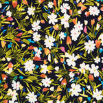 Crepe Flores Silvestres Azul Marino - Ribes y Casals