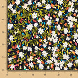 Crepe Flores Silvestres Azul Marino - Ribes y Casals