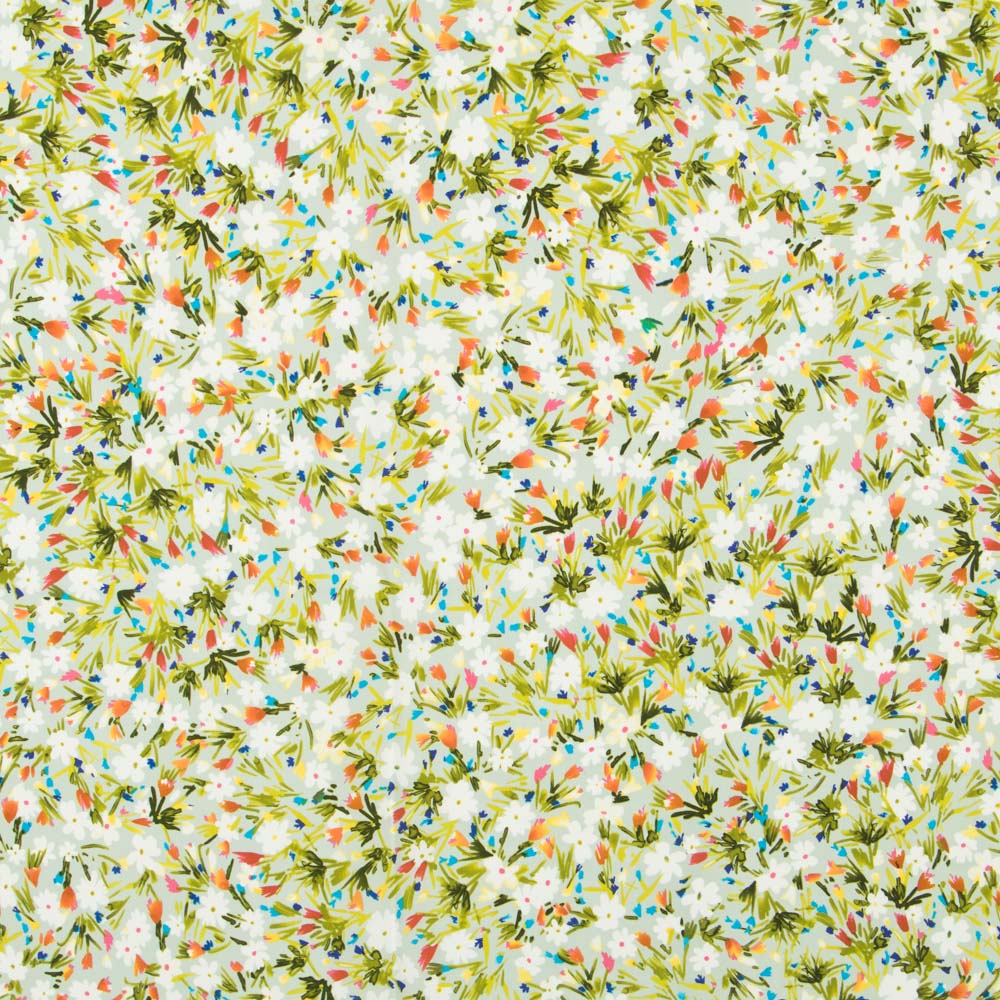 Crepe Flores Silvestres Hielo - Ribes y Casals