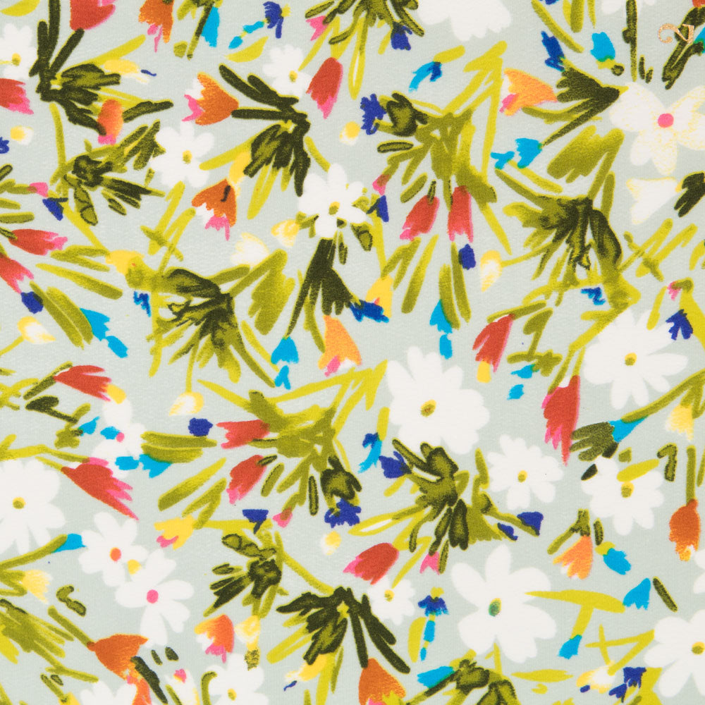 Crepe Flores Silvestres Hielo - Ribes y Casals