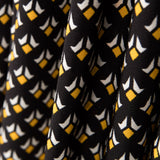 Crepe Geométrica Escudos Amarilla - Ribes y Casals