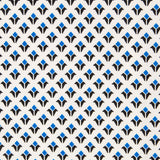 Crepe Geométrica Escudos Azul - Ribes y Casals