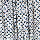 Crepe Geométrica Escudos Azul - Ribes y Casals