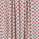 Crepe Geométrica Escudos Roja - Ribes y Casals