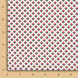 Crepe Geométrica Escudos Roja - Ribes y Casals